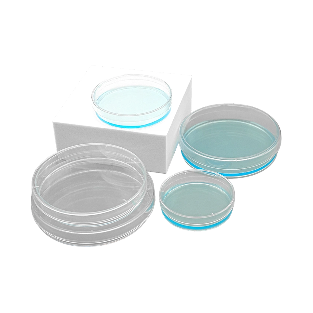 Qiujing High Transparency Round Shape High Quality Laboratories Petri Dish For Bacteria Culture